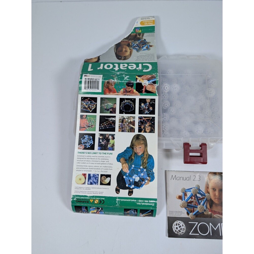 Zometool Creator 1 Construction Kit  Creative Development Incomplete See Photos - Picture 2 of 6